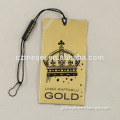 Meijei customize high quality foil paper hang tag